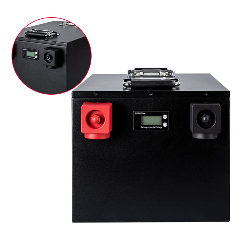Lithium Battery 100Ah 12V/24V High Capacity Long Cycle Life 3000 Times for RV Solar Energy Storage Outdoor Mobile Power