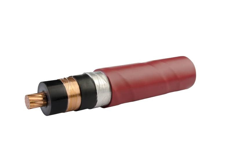 Power Cable MV N2XSB(AL)Y 1-Core Cu XLPE PVC with ATA Armor IEC 60502-2 for Underground Power Stations and Switchgear
