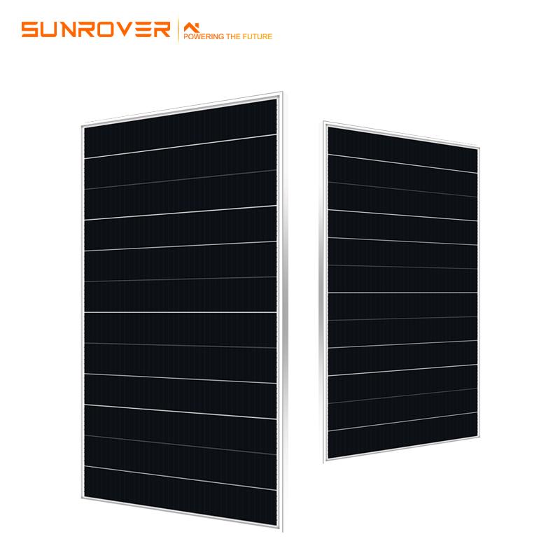 Full Black Monocrystalline Shingled Solar Modules 390W-560W High Efficiency for Home Commercial Industrial Use Sunrover