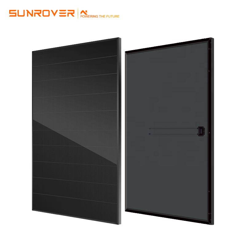 Solar Shingles Full Black Monocrystalline 420W High Efficiency for Roof Integration Sunrover
