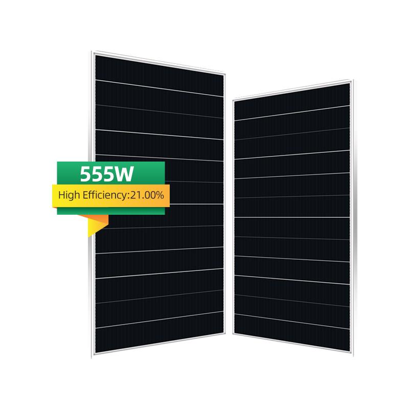 Solar Panel Roof Shingles Full Black Bifacial Mono Shingled 420W for Residential and Commercial Installations Sunrover