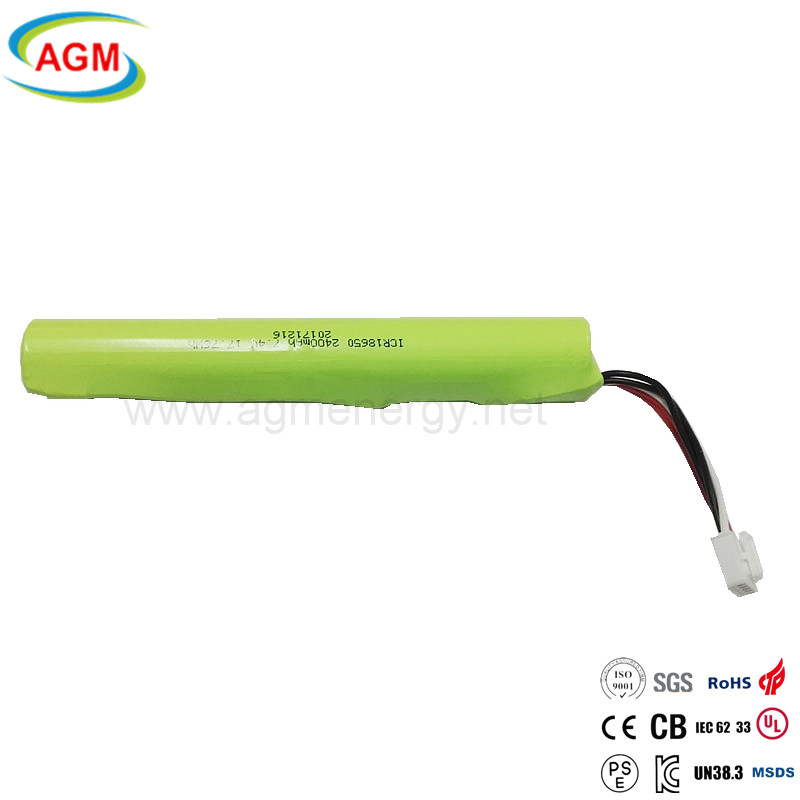 Smart Products 2S1P ICR 18650 2400mAh 7.4V Lithium Battery High-Capacity Rechargeable for Solar Energy and E-Bike Applications
