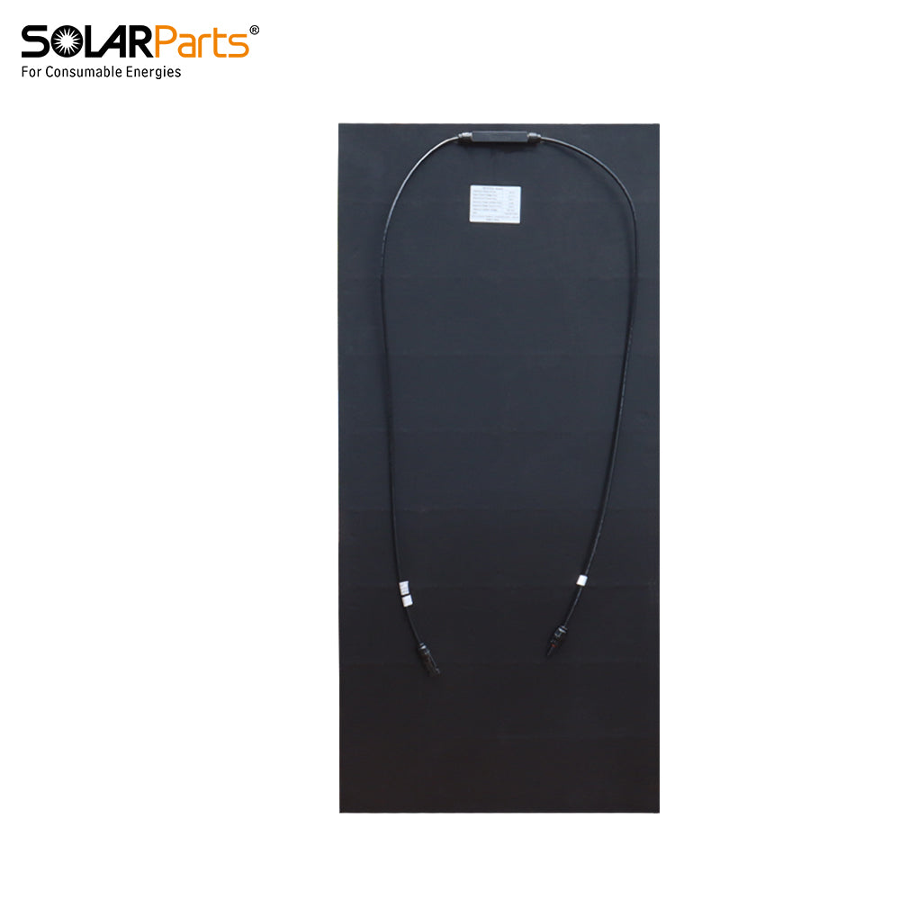Solar Panel 120W 19.8V Semi-Flexible Lightweight for RV Marine Off-Grid Solarparts
