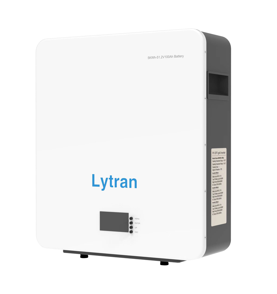 LB-WMLP48-100 48V/51.2V LiFePO4 Wall-Mounted Battery for Residential Energy Storage