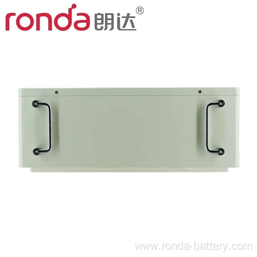 51.2V 100Ah 5kWh LiFePO4 Battery Home Energy Storage Wall-Mounted Solar Power Backup for Residential Use RONDA
