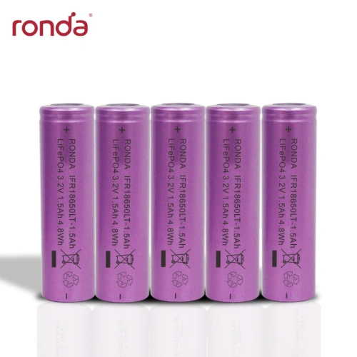 18650 Lithium Ion Battery 3.2v 3.6v 2000mAh 1500mAh Low Temperature Resistance for Drones, E-Bikes, Cold Weather Applications RONDA A+