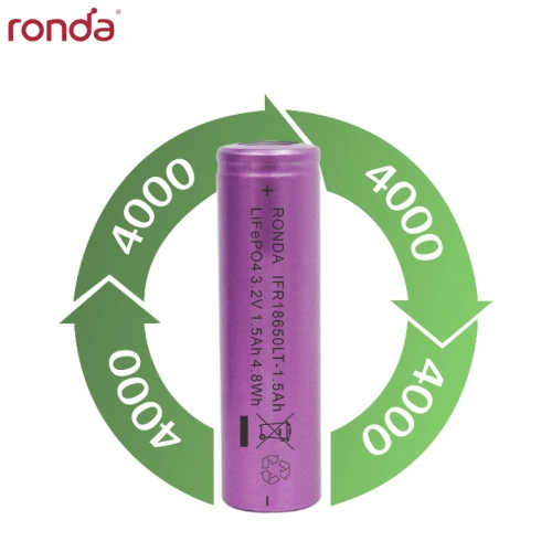 18650 Lithium Ion Battery 3.2v 3.6v 2000mAh 1500mAh Low Temperature Resistance for Drones, E-Bikes, Cold Weather Applications RONDA A+