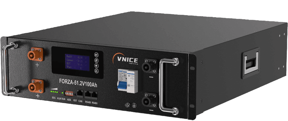 Lithium Iron Phosphate Battery 51.2V 100Ah 5Kwh Rack-Mounted for Home Solar Energy Storage Forza