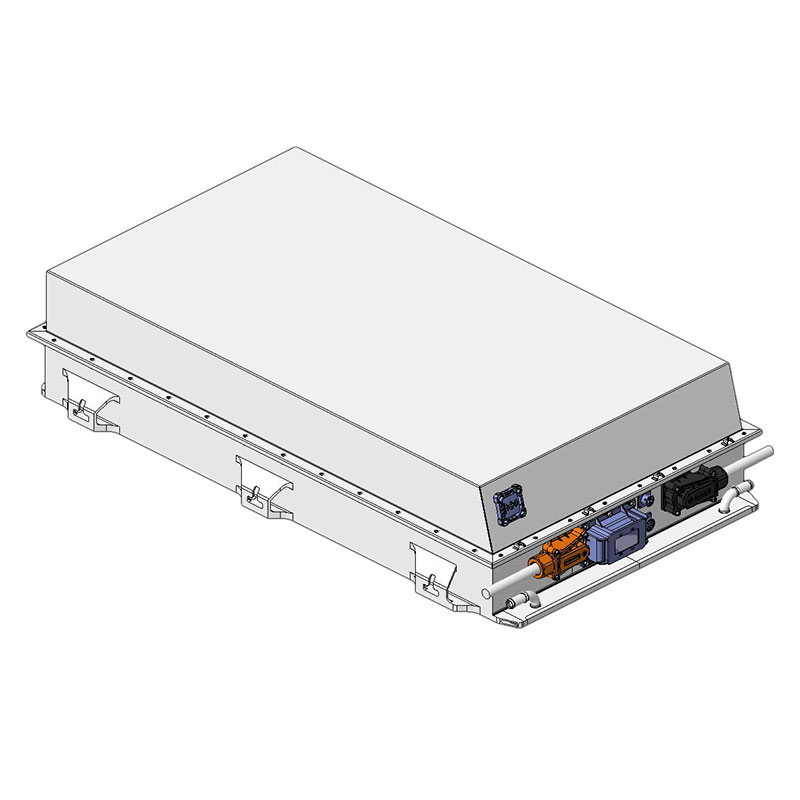 32/35kWh Electric Coach Liquid-cooling Battery Box Integrated Liquid Cooling, IP67 Protection for Commercial EVs