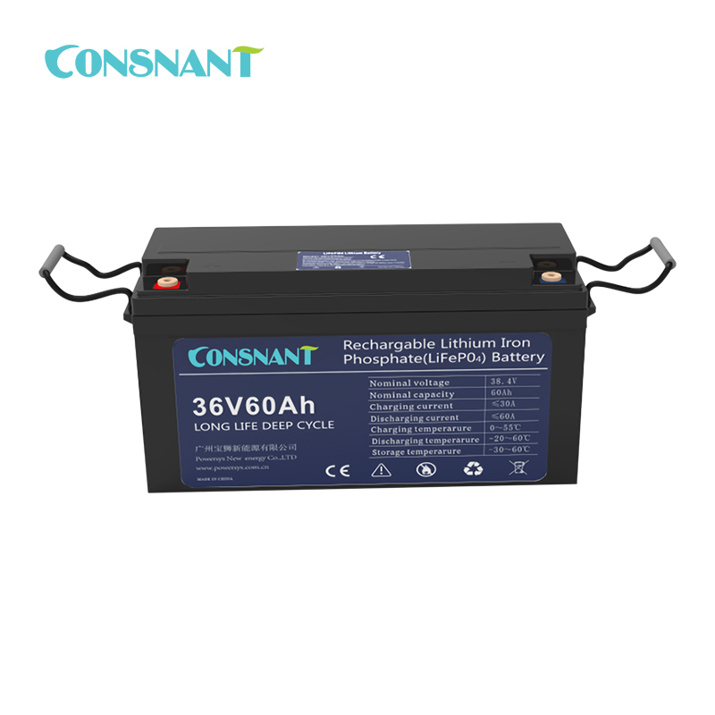 LiFePO4 Battery 36V 50Ah-150Ah >3000 Cycles 80% DOD for Solar Energy Storage and Backup Power Systems