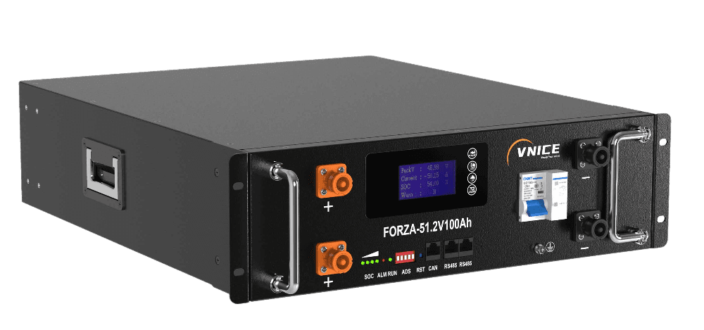 Lithium Iron Phosphate Battery 51.2V 100Ah 5Kwh Rack-Mounted for Home Solar Energy Storage Forza