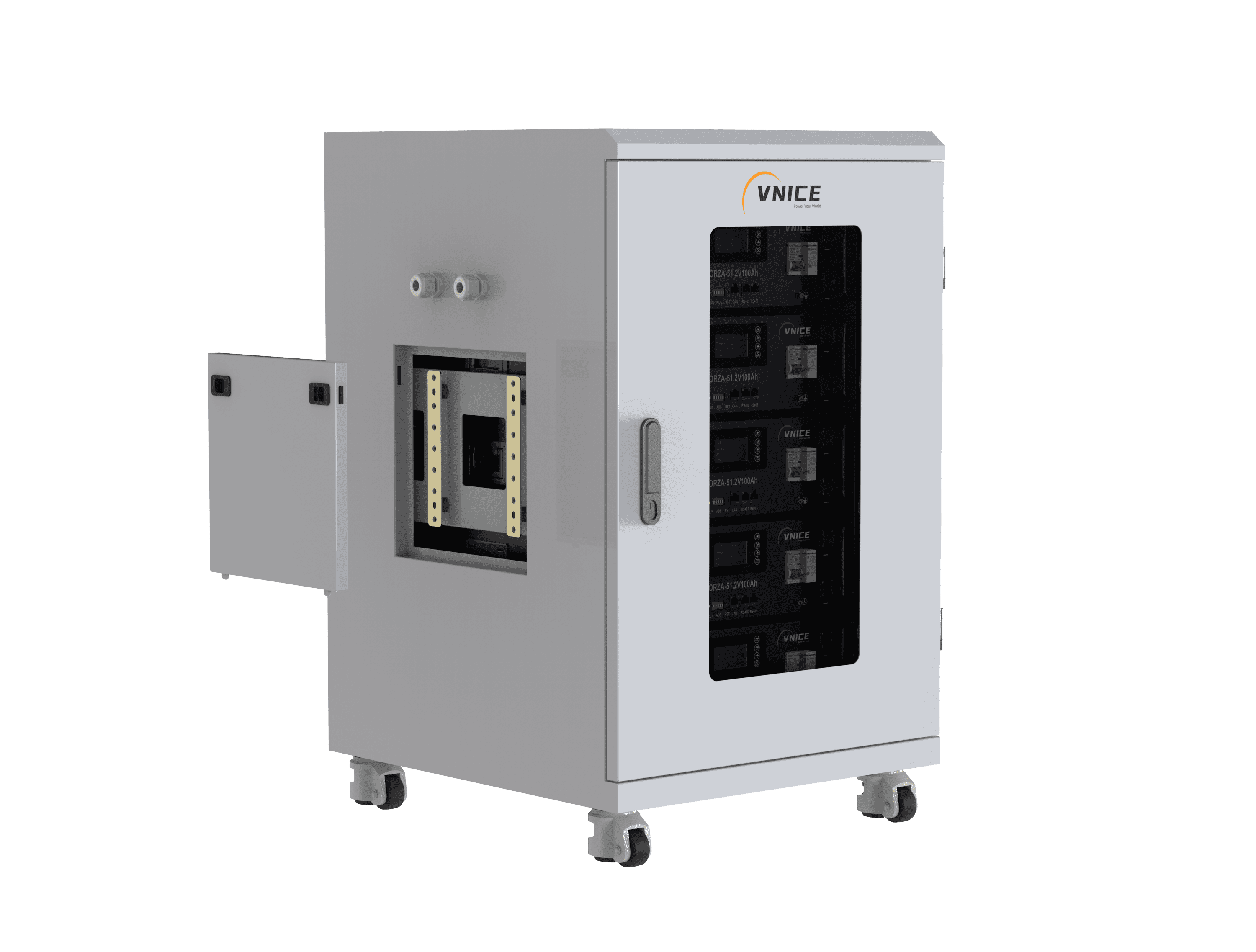 FORZA-C(Cabinet)- 5Kwh 10Kwh 15Kwh 20Kwh LiFePo4 cabinet Solid State Battery High-Density Energy Storage for Home Solar Systems VnicePower