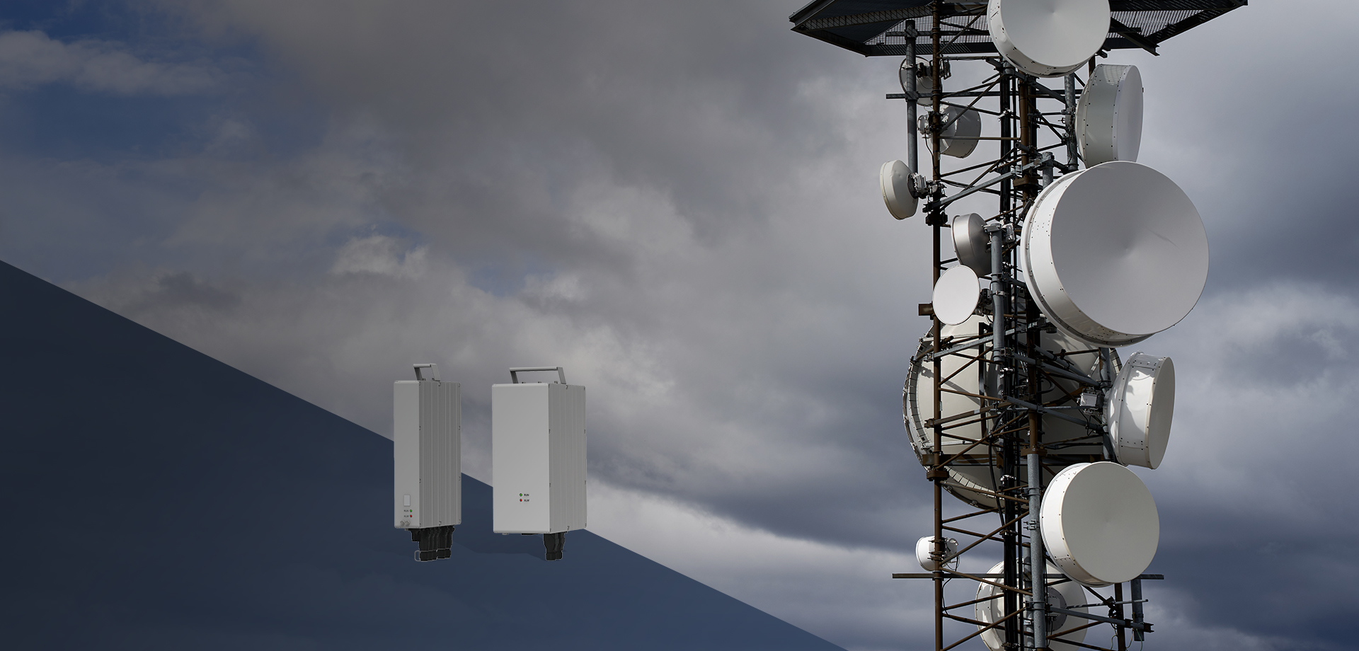 EnerSmart Micro Base Station Power Supply 2/3kW 50Ah IP65 Outdoor 5G Network Deployment