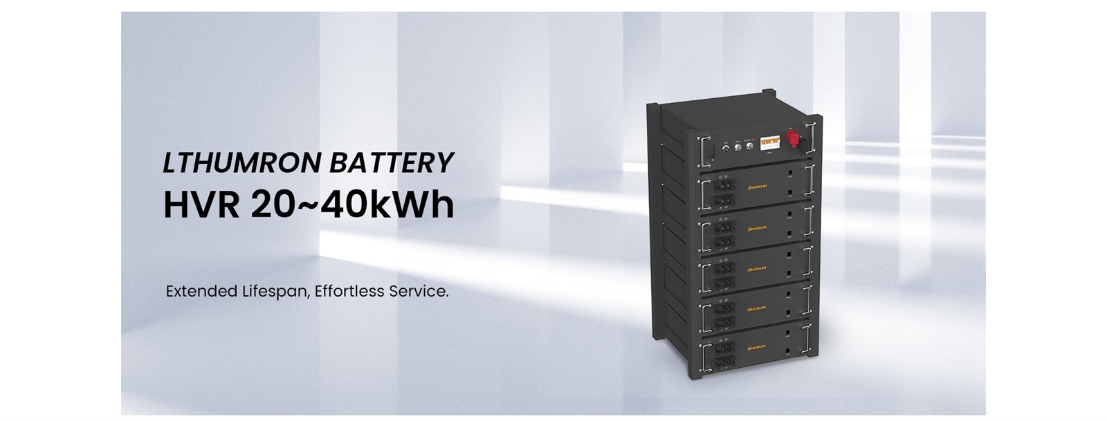 Rack Mounted Lithium Iron Battery LiFePO4 High-Performance Expandable Energy Storage for Solar and Backup Power