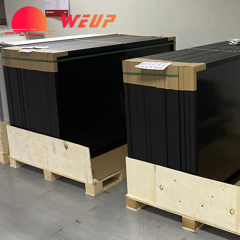 420W Full Black 10BB Mono PERC 182mm Half Cell PV Solar Panel High-Efficiency Monocrystalline Module for Residential and Commercial Installations WEUP