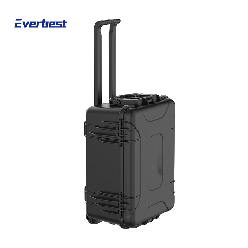 Portable Power Station 51.2V 5120Wh LiFePO4 Trolley Case Solar Generator for Outdoor & Emergency Use