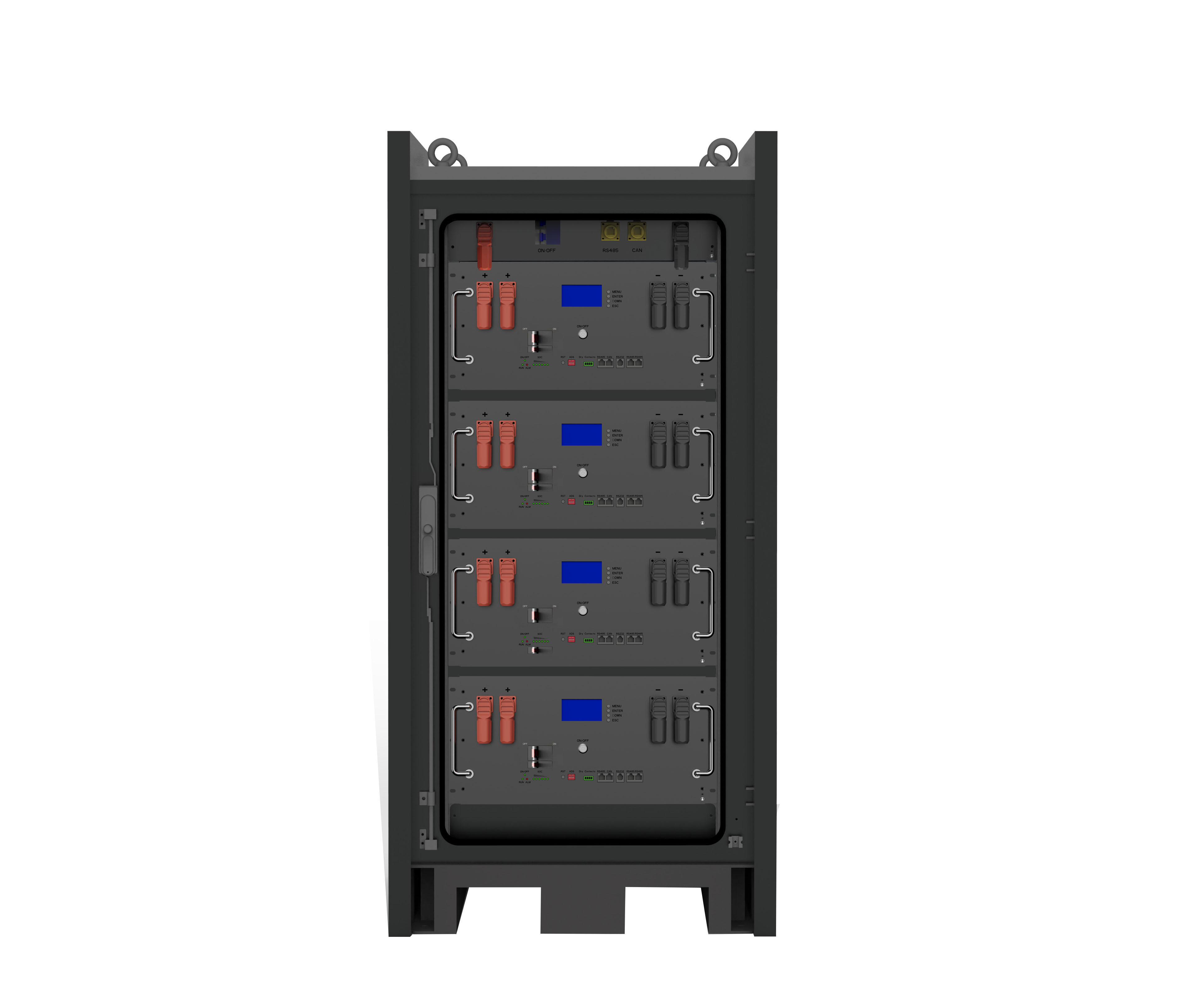 48V Solar System Energy Storage Lithium Ion Battery 51.2V 6000 Cycles LiFePO4 Server Rack GUOAN