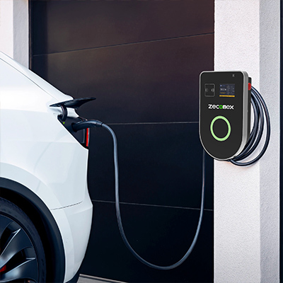 Type 2 EV Charger 7KW 11KW 22KW Commercial Outdoor Wall-Mount IP54 WiFi RFID Zeconex