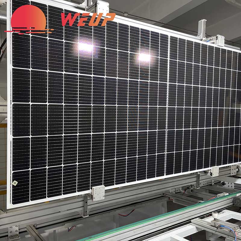 500W Mono Half Cut MBB Solar Panel 182mm PERC Cells High Efficiency for Residential and Commercial PV Systems Weupower