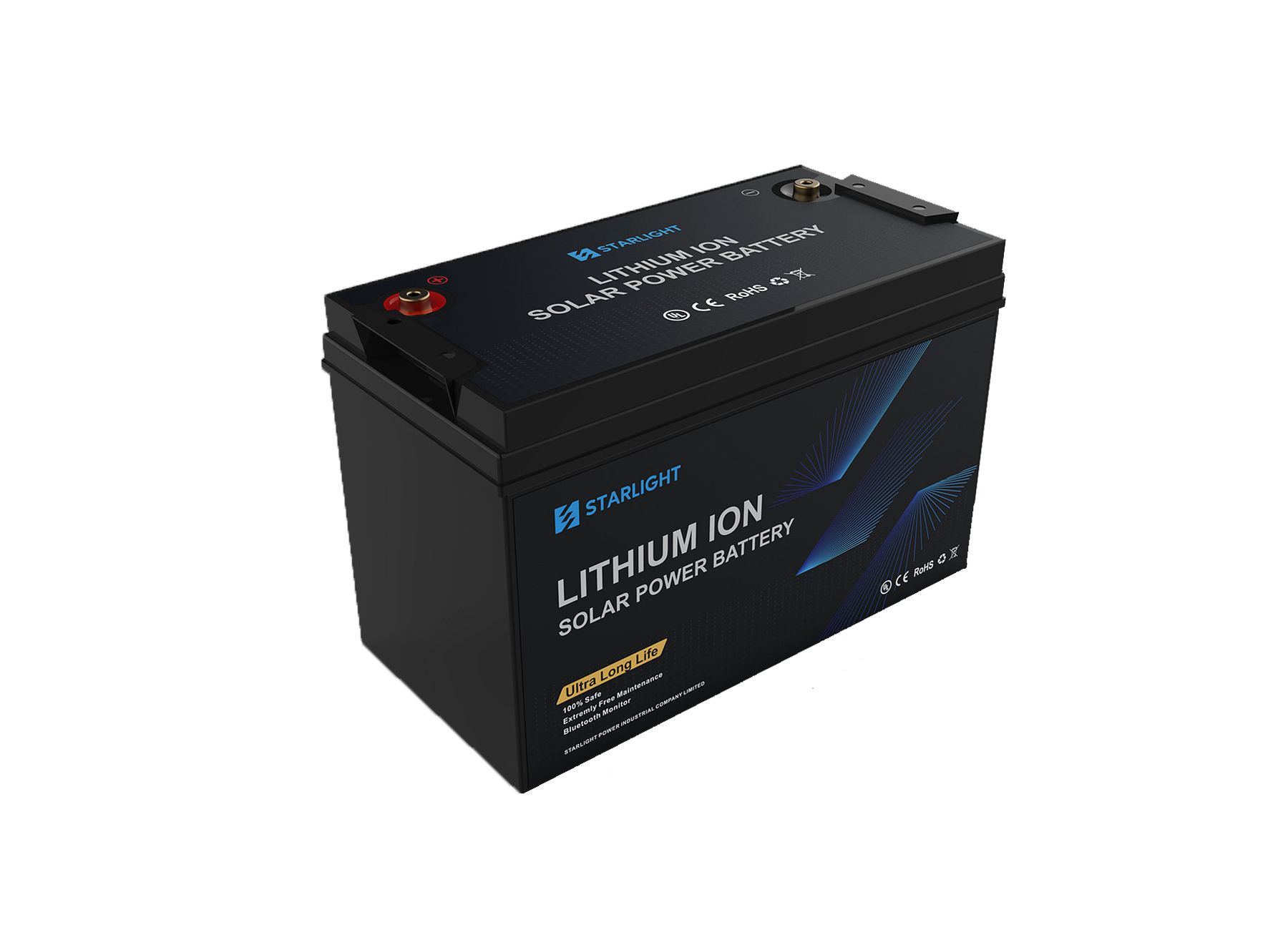 Starlight LiFePO4 Battery 12V 100Ah-300Ah Deep Cycle Long Life for Solar Storage and Off-Grid Systems Starlight