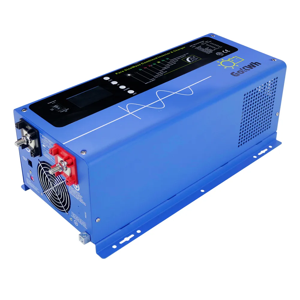 GoKWh 3000W DC 48V Pure Sine Wave Inverter with Charger High-Efficiency Off-Grid Solar Power Supply for Home and Commercial Use