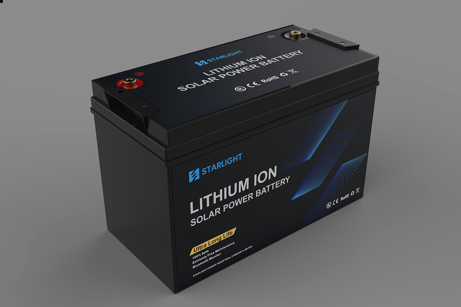 Starlight LiFePO4 Battery 12V 100Ah-300Ah Deep Cycle Long Life for Solar Storage and Off-Grid Systems Starlight