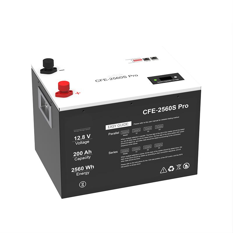 12.8V 100ah Stackable Lithium Iron Phosphate (LiFePO4) Battery High-Cycle, Parallel/Series Connectable for Solar Storage & Off-Grid Systems Enecell