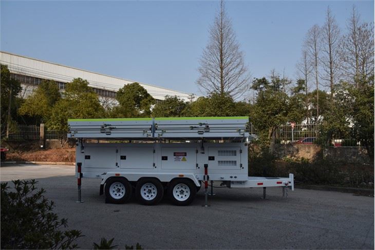 Hipower Solar Power Station 5.76kWh GEL Battery Monocrystalline Panels Trailer-Mounted for Construction Telecom Sites Biglux