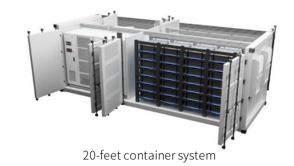 20Fts 40Fts LiFePO4 Containerized Energy Storage System 2MWh/4.58MWh Air Cooling for Grid Storage and Renewable Integration