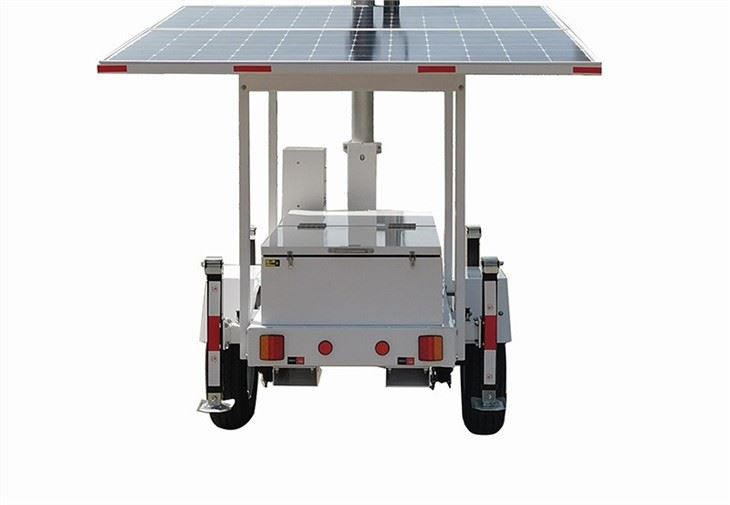 Solar Power Generator 2kW Pure Sine Wave 9600Wh GEL Battery Off-Grid Solar Trailer for Outdoor & Emergency BIGLUX