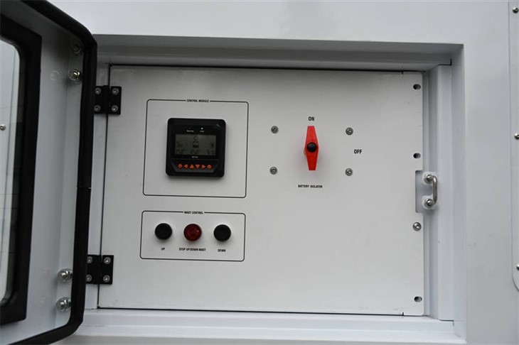 Solar Surveillance System 3x460W Solar Panel, 10800Wh GEL Battery Industrial Construction Site Security BIGLUX