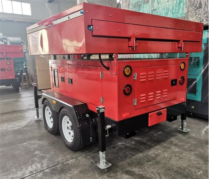 Mobile 3680W Solar Alternative Generator 8x460W Solar Panels 38.4kWh Lead-Acid Battery for Construction & Telecom Sites Biglux