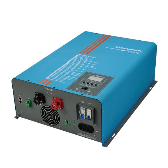 12000W Split Phase Inverter Charger 48V DC to 120V/240V AC Pure Sine Wave for Off-Grid Solar and Backup Power Systems COSUPER