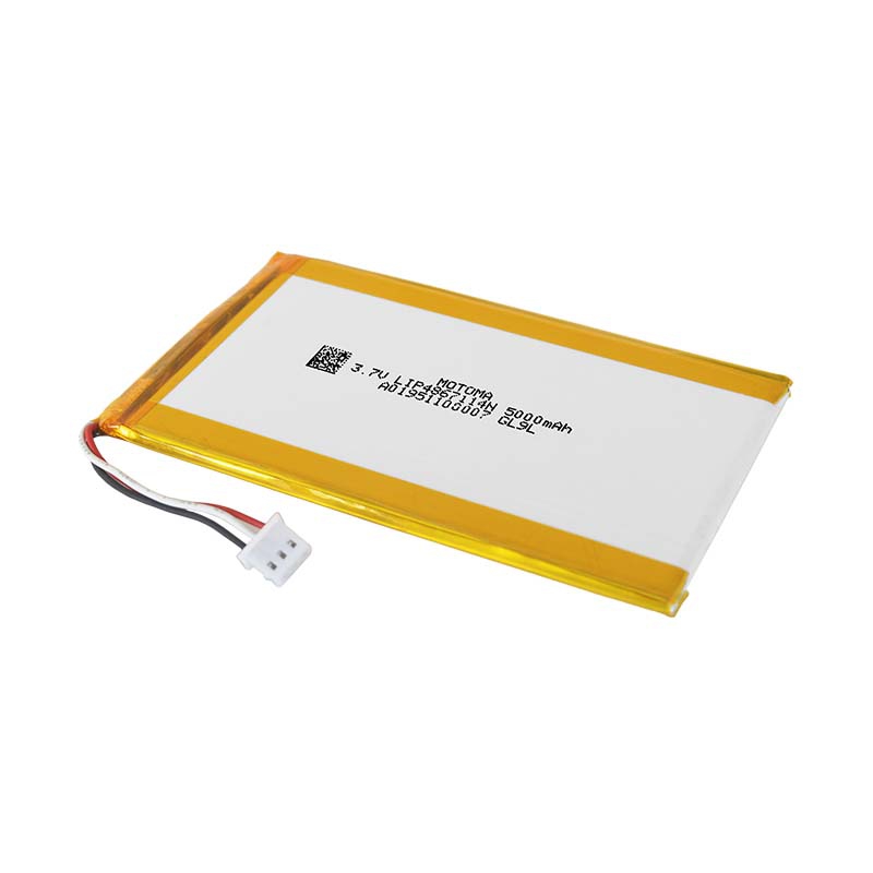 High Density Rechargeable Lipo Battery 18.5Wh 3.7V 5000mAh High Energy Lightweight for Portable Electronics Motoma