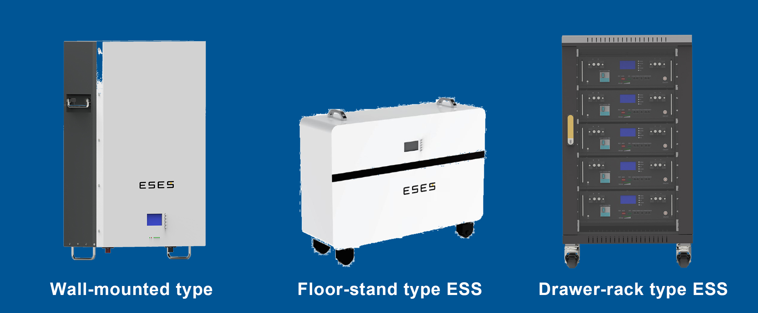 Solar ESS Series LiFePO4 Battery 51.2V 20-300Ah Energy Storage System for Home and Commercial Use