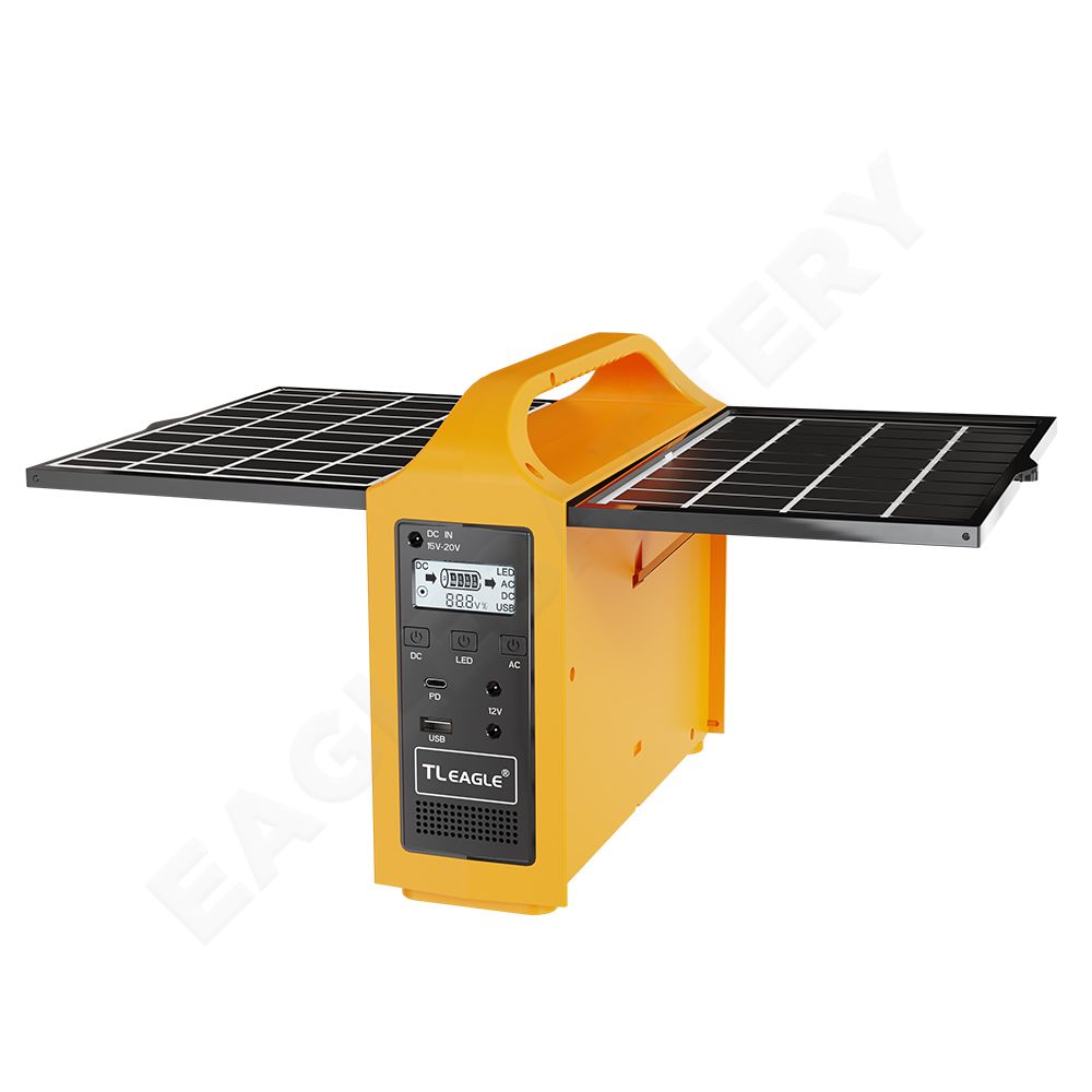 Eg013Li Portable Power Station 100W LiFePO4 Battery 12.8V 76.8Wh for Outdoor Backup Power EagleBattery