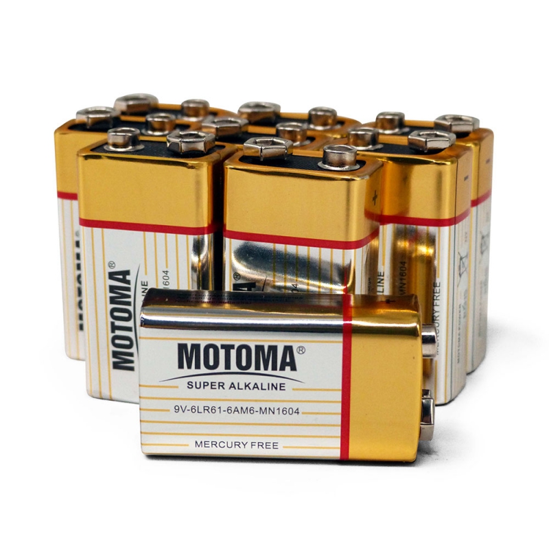 9V Alkaline Battery Super Alkaline High Performance for Toys and Electronics