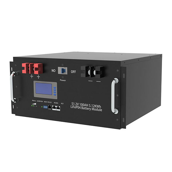LiFePO4 Rack-mounted Battery Module 48V/51.2V 100Ah Long Cycle Life for Solar Energy Storage and UPS Systems