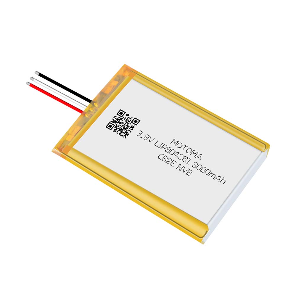 High Voltage Lithium Polymer Battery 3.8V High Energy Density Lightweight for Portable Electronics Motoma