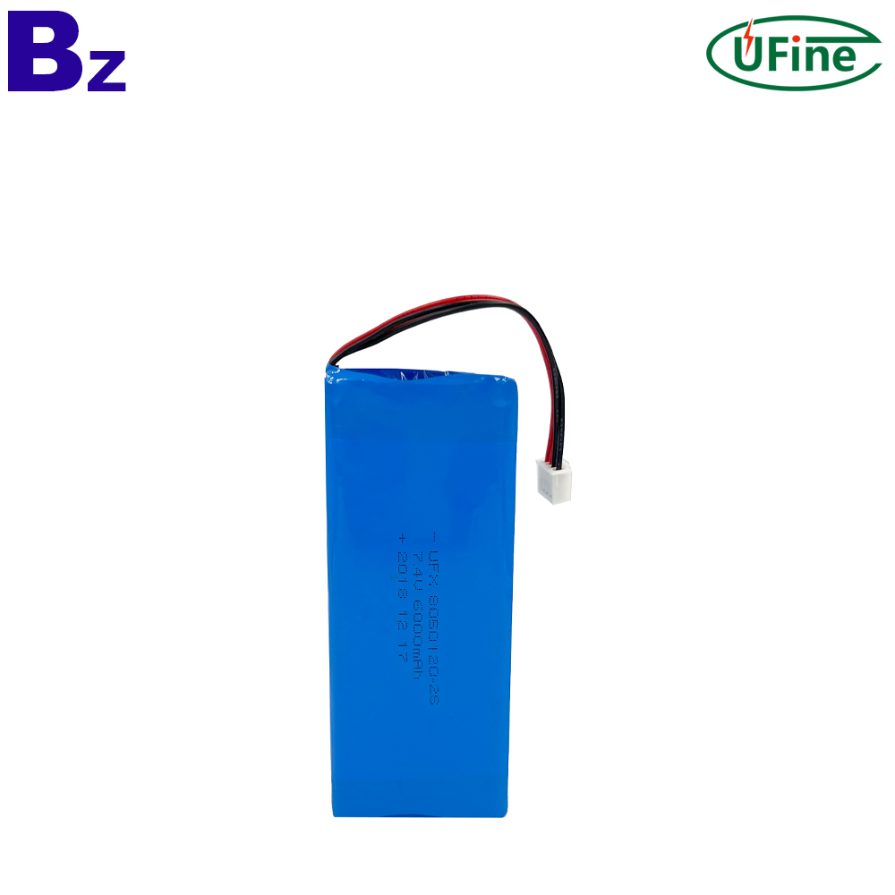 UFX 8050120-2S 7.4V 6000mAh Li-polymer Battery Pack High-Capacity Rechargeable for Massager UFX