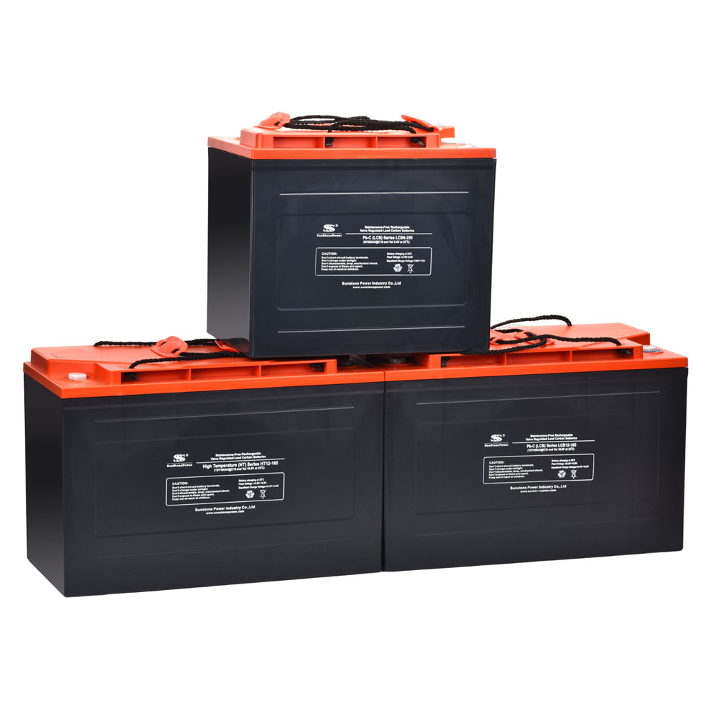 12V 100AH High Temperature VRLA Battery Lead Carbon, Fast Charge/Discharge, Long Cycle Life for UPS, Backup Power, Telecom Systems Sunstone Power