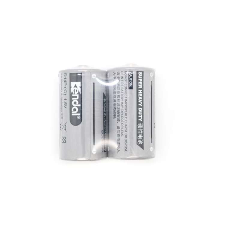 Carbon Zinc Battery C R14P 1.5V Heavy-Duty Long Shelf Life 3 Years for Radios Torches Medical Devices Kendal
