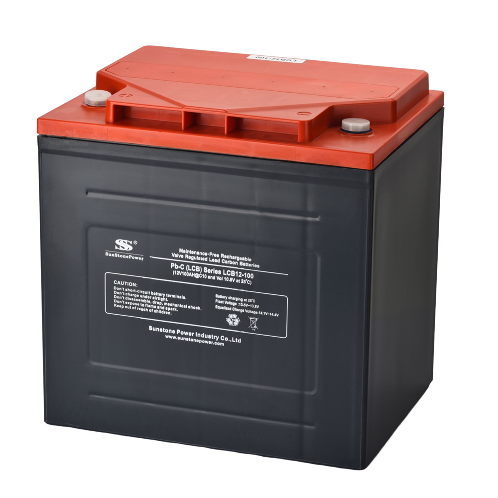 12V 100AH VRLA Lead Acid Battery Long Cycle Life, High Efficiency for Solar Energy Storage Sunstone Power