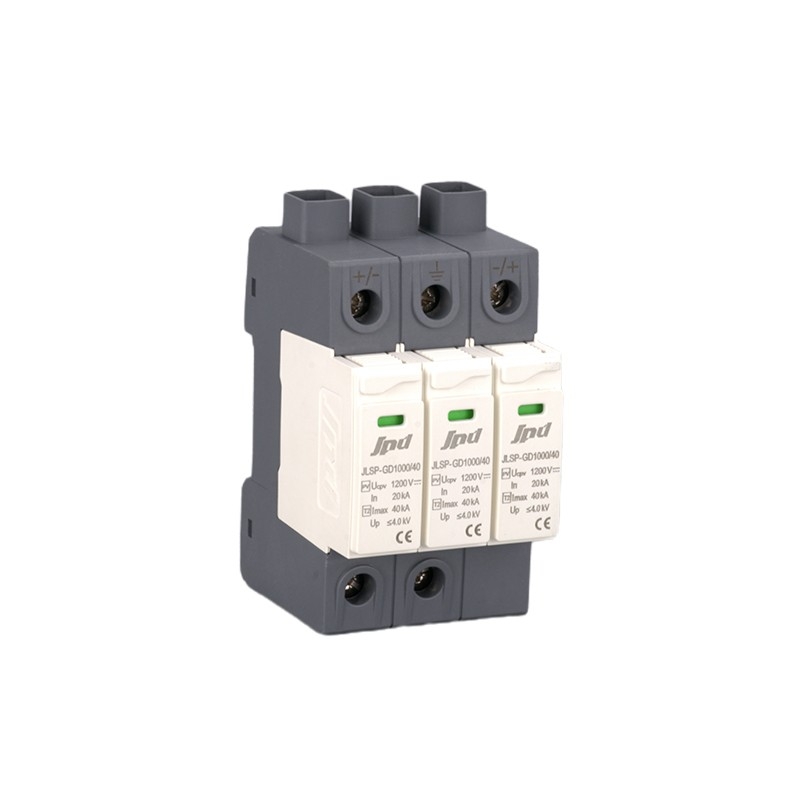 JLSP-GD1000/40 PV Surge Protector 1200V Uc 40kA Imax for Solar Inverter & Combiner Box Jinli