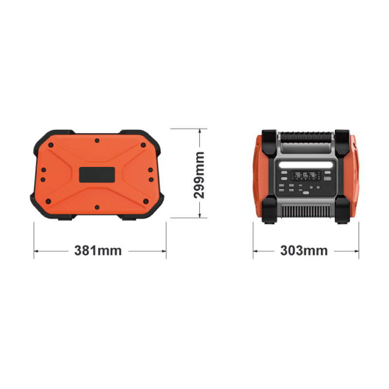 E0400 460Wh LiFePO2 Battery 25.6V Portable Power Station for Outdoor & Emergency Use