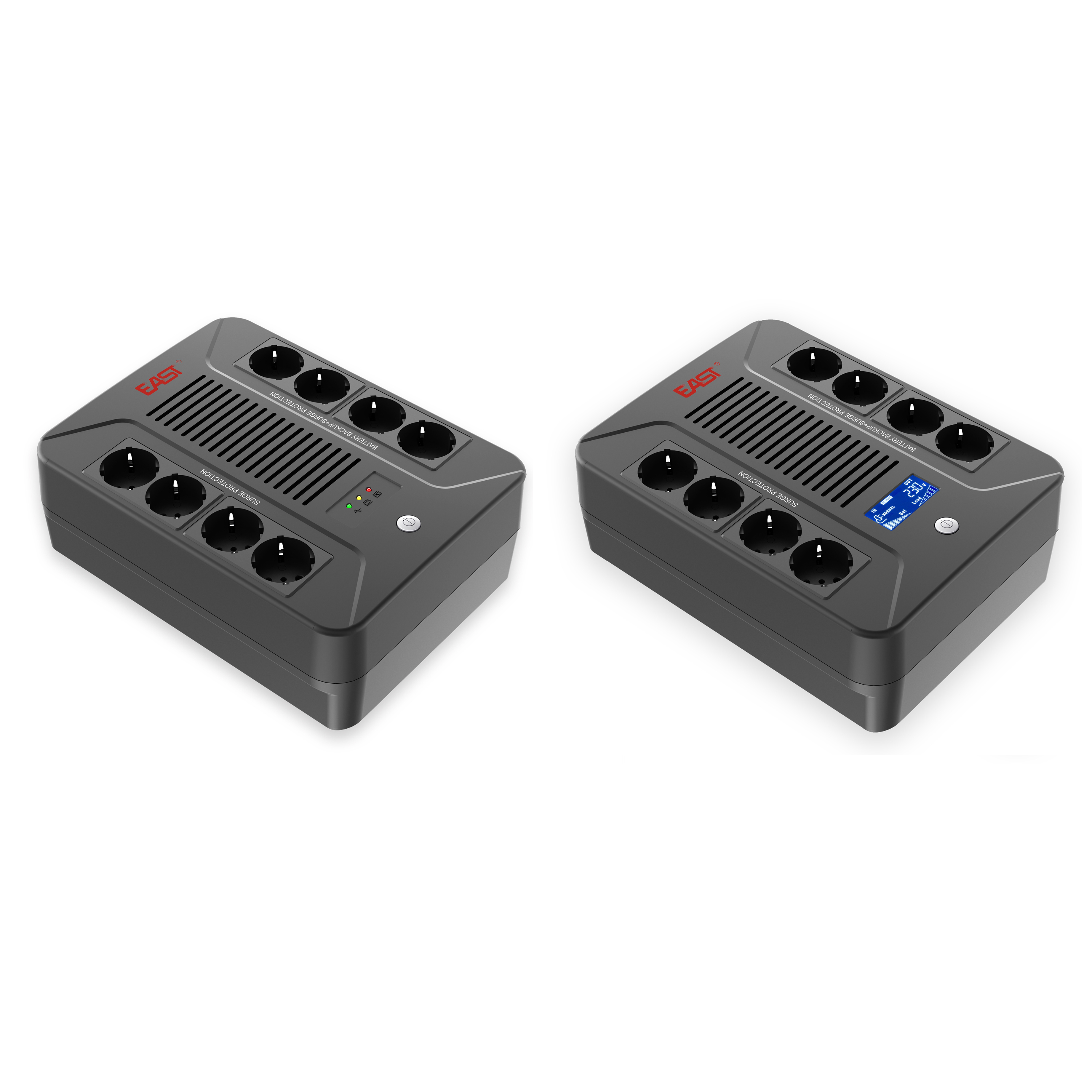 EA200 Plus 600-1000VA LED/LCD Display, AVR Voltage Stabilization, UPS for Home & Office East