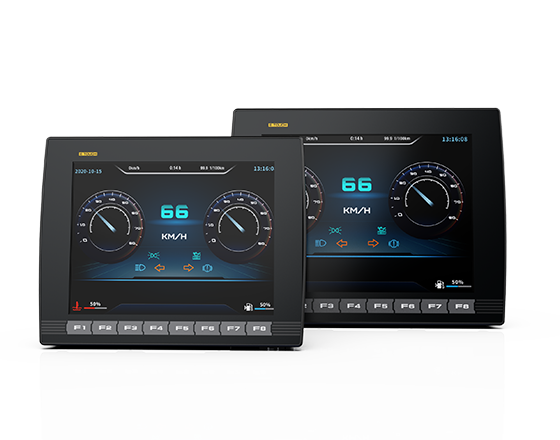 eTouch-Ⅱ Intelligent Terminal 7.0" 10.4" IP65 High-Performance Display for Vehicle Monitoring and Multimedia Control