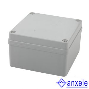 AX-KT 125×125×75 Junction Box IP65 Waterproof ABS Enclosure for Outdoor Electrical and Communication Systems Anxele