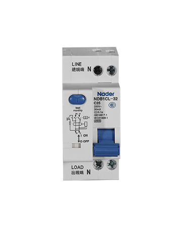 NDB1CL-32 Series Residual Current Action Circuit Breaker Leakage and Overload Protection for Industrial & Building Electrical Systems Nader