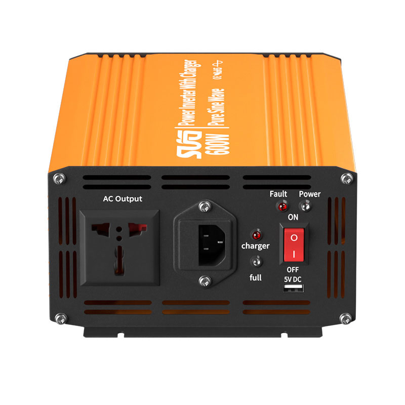 SGPC-600W Series Pure Sine Wave Inverter With Charger Pure Sine Wave UPS Function Lithium Battery Support Off-Grid Solar Power Supply